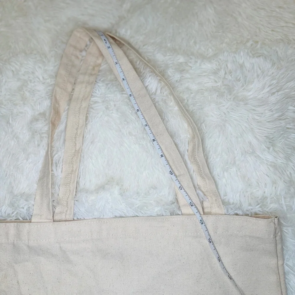 Ride TV Western Cowboy Graphic‎ Print Beige Canvas Tote Bag